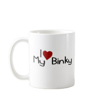 I Love My Binky Coffee Mugs