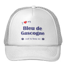 I Love My Bleu de Gascogne (Female Dog) Hat