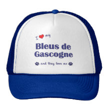 I Love My Bleus de Gascogne (Multiple Dogs) Trucker Hats
