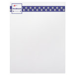 I Love My Bloodhound (Male Dog) Personalized Letterhead