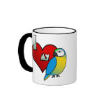 I Love my Blue & Gold Macaw Coffee Mug