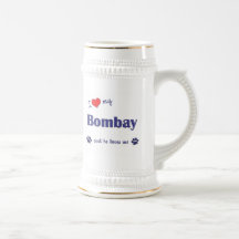 I Love My Bombay (Male Cat) Mugs