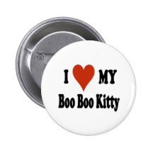 I Love My Boo Boo Kitty Merchandise Buttons