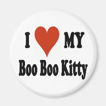 I Love My Boo Boo Kitty Merchandise Refrigerator Magnets