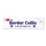 I Love My Border Collie (Female Dog) Bumper Stickers