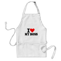 I love my boss apron