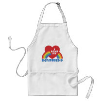 I Love My Boyfriend Aprons
