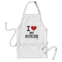 I love my boyfriend apron