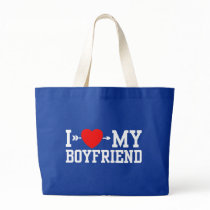 I Love My Boyfriend Tote Bag