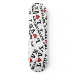 I Love My Boyfriend Bumper Sticker Skateboard
