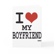 I love my boyfriend cards