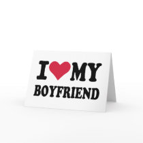 I love my boyfriend cards