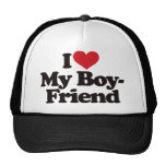 I Love My Boyfriend Hats