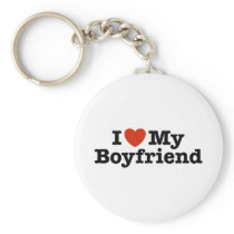 I Love My Boyfriend Key Chain