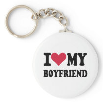 I love my boyfriend key chain