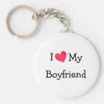 I Love My Boyfriend Keychain