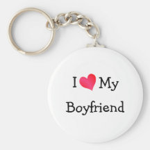 I Love My Boyfriend Keychain