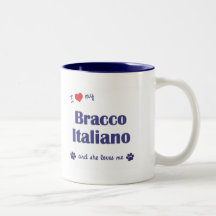 I Love My Bracco Italiano (Female Dog) Coffee Mugs