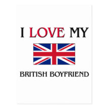 I Love My British Boyfriend Postcard