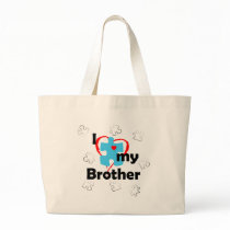 I Love My Brother - Autism Tote Bag