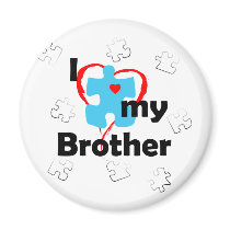I Love My Brother - Autism Magnet