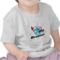 I Love My Brother - Autism T Shirt