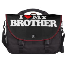 I LOVE MY BROTHER COMMUTER BAGS