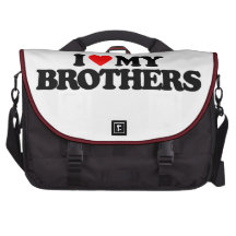 I LOVE MY BROTHERS COMMUTER BAGS
