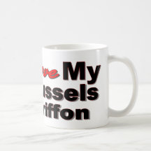 I  Love My Brussels Griffon Mug