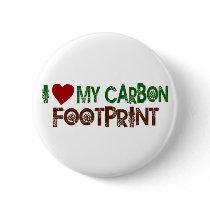 I Love My Carbon Footprint Button