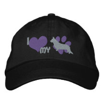 I Love my Cardigan Welsh Corgi Embroidered Hat