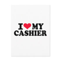 I love my Cashier Postcards