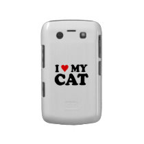I Love My Cat Blackberry Bold Case