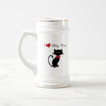I Love My Cat Coffee Mugs