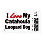 I Love My Catahoula Leopard Dog Merchandise Postage