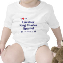 I Love My Cavalier King Charles Spaniel (Male Dog) T Shirt