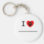 I LOVE MY CAVALIER KING CHARLES SPANIELS KEY CHAINS