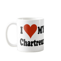 I Love My Chartreux Cat Merchandise Mugs