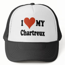 I Love My Chartreux Cat Merchandise Trucker Hat