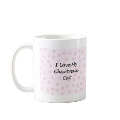 I Love My Chartreux Cat Mugs by JustParties