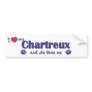 I Love My Chartreux (Female Cat) Bumper Stickers