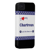 I Love My Chartreux (Female Cat) Case-mate Iphone 4 Cases