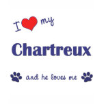 I Love My Chartreux (Male Cat) t-shirts