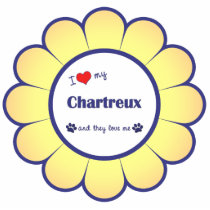 I Love My Chartreux (Multiple Cats) Photo Cut Out