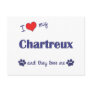 I Love My Chartreux (Multiple Cats) Postcards