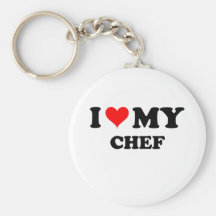 I Love My Chef Key Chains