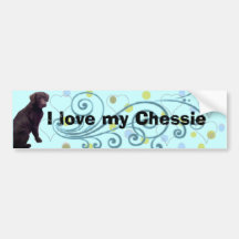 I love my Chesapeake Bay... - Customized Bumper Stickers
