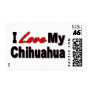 I Love My Chihuahua Dog Merchandise Postage