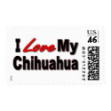 I Love My Chihuahua Dog Merchandise postage