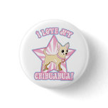 I-love-my-chihuahua-ta Pinback Buttons
